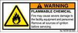 FlammableChemical Hazard NCW-002-005